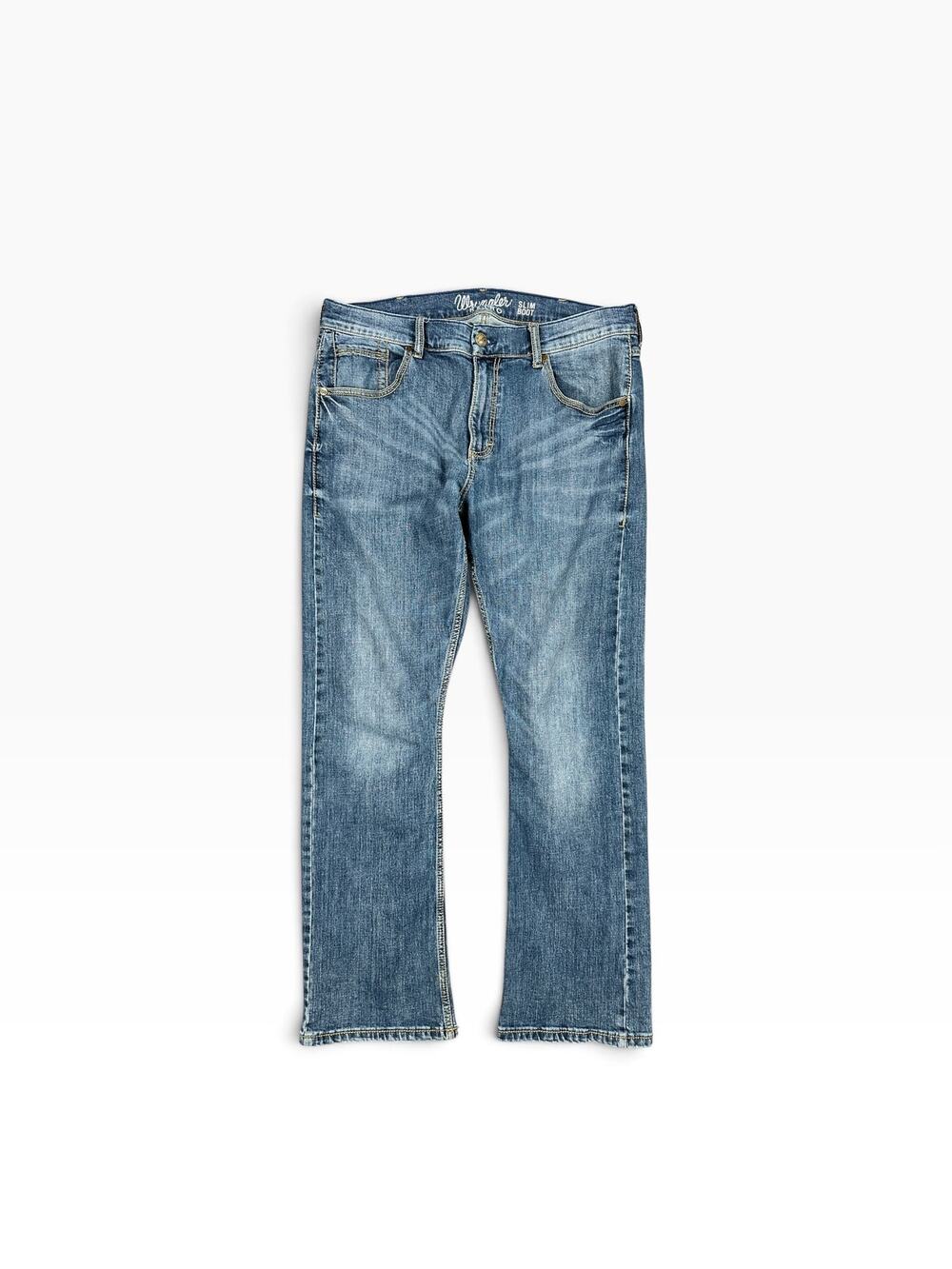 Wrangler RETRO Slim Bootcut Jeans Blue — Size 34x32